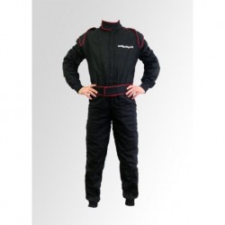 Combinaison karting noire en coton