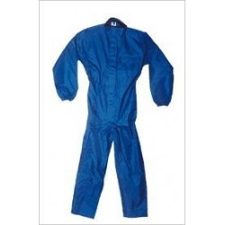 Nylon regen overall Blauw