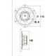 Remschijfhouder voor 25mm achteras