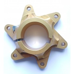 Ronde remschijfhouder Alu/Goud